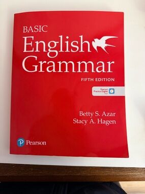 Pearson Basic English Grammar Fifth Edition - Bright Red Cover